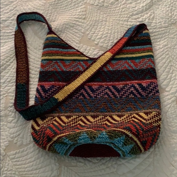 Handbags - Cotton Hand-knitted Crossbody Bag